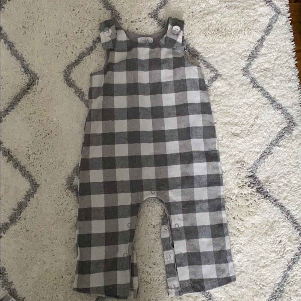 Plaid romper